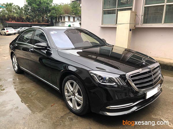 Xe Mercedes S450 chạy lướt 5666 km đời 2018 màu Đen như mới giá rẻ